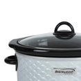 thumbnail image 3 of Brentwood Appliances SC-140W 4.5 qt. Scallop Pattern Slow Cooker - White, 3 of 8