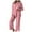 Z1-Pink, variant on vigerkar Holiday Cute Bow Pajamas Women Silk Satin Pink Heart Print Pjs 2 Piece Long Sleeve Shirt Matching Lounge Pants Set (Sky Blue, S)