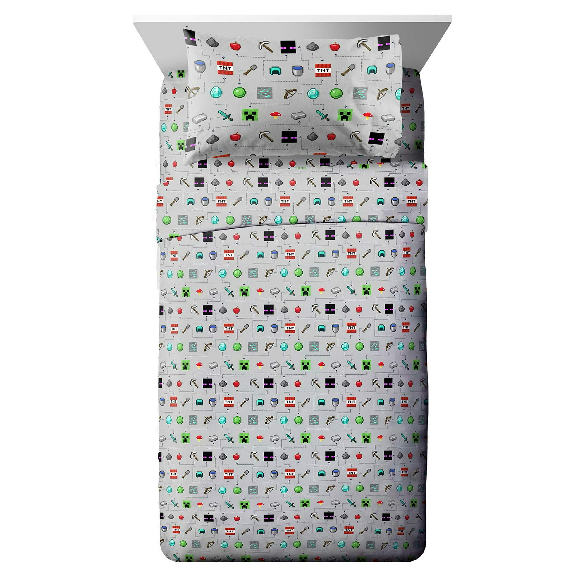 Minecraft sheets walmart 2025