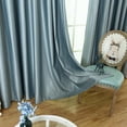 thumbnail image 4 of para Tratamiento de Ventanas Cortina Tratamientos Ventanas Elegante Accesorios Duradero Azul - 140x245cm Macarena Panel de cortina de ojal, 4 of 8
