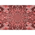 thumbnail image 1 of Ahgly Company Indoor Rectangle Patterned Pastel Red Pink Area Rugs, 3' x 5', 1 of 6