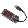 thumbnail image 1 of YB26VA Dual Display USB Detector Voltmeter Ammeter Voltage Current Meter Battery Capacity Tester, Small Size and , Suitable for Mobile Phones and, 1 of 7