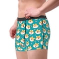 thumbnail image 3 of Wukai Cute Shiba1 Print Men’s Underwear Breathable Boxer Briefs,&nbsp;Moisture Wicking & Breathable-Medium, 3 of 7