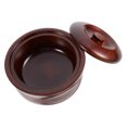 thumbnail image 5 of HONMEET Dark Red Wooden Storage Box with Lid, Food and Snack Organizer, Candy Container for Kitchen and Pantry, 5 of 8