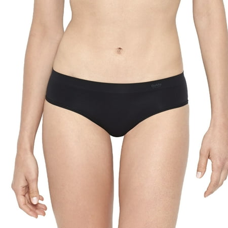 

BeMe NYC Women s Invisibles Hipster Panties Small Pitch Black