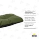 thumbnail image 2 of Cama Para Perro Tamaño Grande Base Impermeable Verde Alebripets ALEBRICCGV, 2 of 7