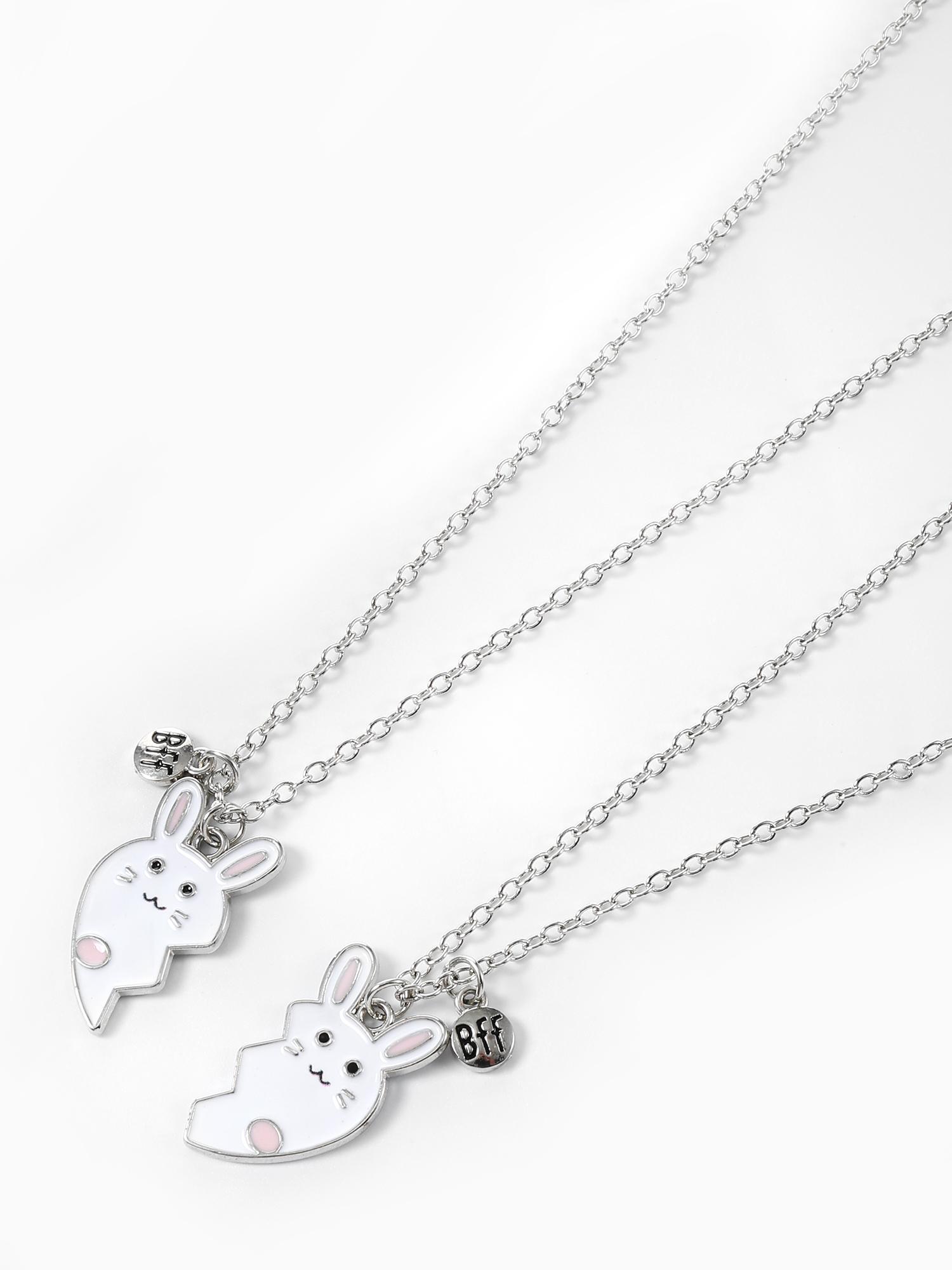Way to Celebrate Easter Best Bunnies Shareable Necklace Set