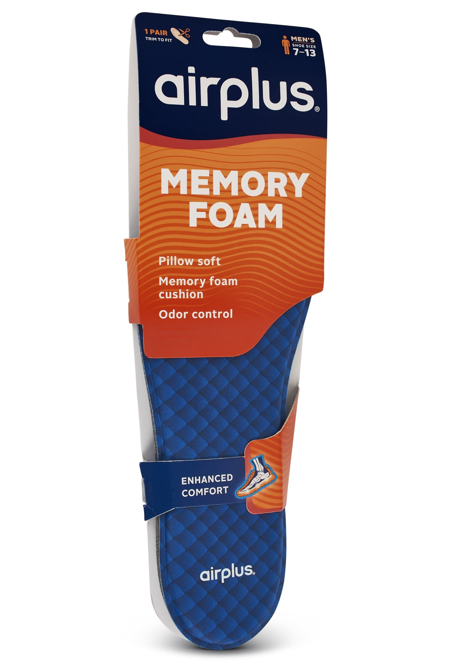 pack) Airplus Memory Comfort Insole Mens Men's