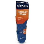 Airplus Memory Foam Comfort Insoles for mens shoes 7-13