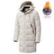 thumbnail image 1 of Hombres 2023 invierno nuevo más largo cálido grueso capucha Parkas chaqueta abrigo hombres otoño prendas de vestir trajes clásico a prueba de viento bolsillo Parka hombres Tan Jianjun unisex, 1 of 2