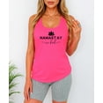 thumbnail image 4 of Namast'ay in Bed Tank Top for Women and Teens Funny Yoga and Meditation Tee Lotus Flower Shirt Neon Pink Tank Top Medium, 4 of 5