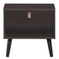 thumbnail image 4 of Pemberly Row Chipboards and MDF Multifunctional Nightstand in Espresso, 4 of 11