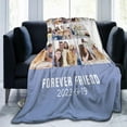 thumbnail image 6 of Personalized Custom Blanket with Photo Birthday Gifts for Family Son Daughter Wife Husband, Birthday for Her Him, Women Men Gifts Fits Couch Bedroom Living Room, 6 of 6