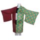 thumbnail image 1 of Demon Slayer Anime Cosplay Kimetsu No Yaiba Kamado Tanjirou Traje de baño de dos piezas con Kimono transparente Cardigan Trajes de Halloween Gao Jinjia LED, 1 of 2