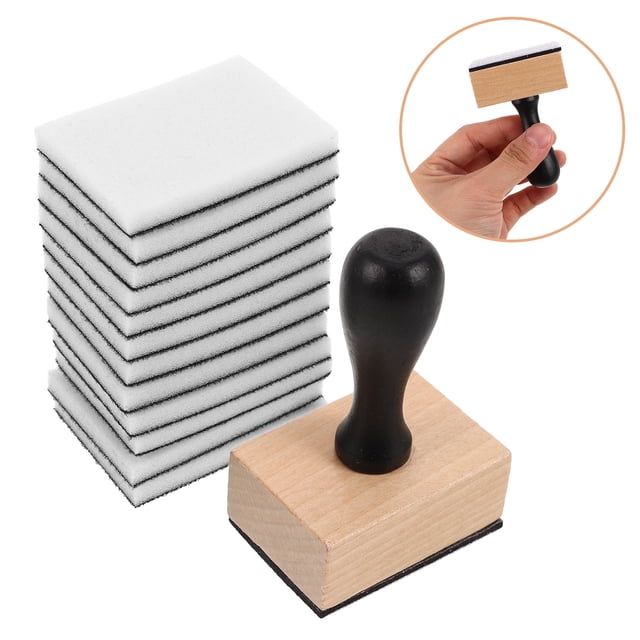 DEEPCRAFF Assorted Color Ink Blending Tools with Comfortable Wooden Handle for Smooth Natural Blending in Craft Projects