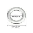 thumbnail image 3 of 50Pcs 4mm x 7mm x 0.8mm 304 Stainless Steel Flat Washer for Screw Bolt, 3 of 3