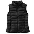 thumbnail image 2 of Xdegoge Quilted Vest for Women Lightweight Packable Zip Up Puffer Vests Zipper Pockets Stand Collar Casual Sleeveless Winter Jacket Outerwear Coats 2025, 2 of 3