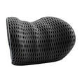 thumbnail image 2 of pvdgvd Memory Foam Car Neck Pillow Protective Lumbar Back Support Breathable Car Headrest Cushion Relieve Stress Car Seat Pillow Clearance Dark Gray, 2 of 6
