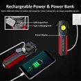 thumbnail image 4 of Multifunctional LED COB Flashlight with Window Breaker,1200 Lumens Magnet Outdoor Handheld Emergency, 4 of 5