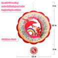 thumbnail image 3 of Liranovly 3D Metal Cardinal Wind Spinner-Hanging 12in Spinfinity Designs Wind Spinners for Outdoor & Indoor Decorations, 3 of 6