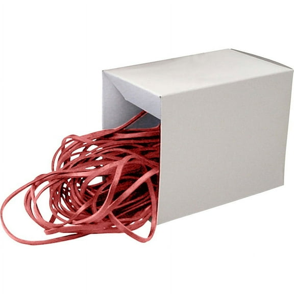 Alliance Rubber 07825 SuperSize Bands - Large 12" Heavy Duty Latex Rubber Bands - For Oversized Jobs - Red - Approx. 50 Bands in Box | Bundle of 2 Boxes