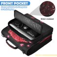 thumbnail image 6 of Glowing Red Rose Printed Zipper Binder with Handle&Shoulder Strap 2 inch 3 Ring 500+300 Sheet Capacity File Folder Organizer, 6 of 8