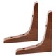 thumbnail image 5 of 2 soportes para estantes, resistentes, de esquina, flotantes, de madera, 5 of 8