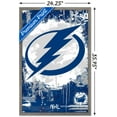 thumbnail image 3 of NHL Tampa Bay Lightning - Maximalist Logo 23 Wall Poster, 22.375" x 34" Framed, 3 of 5