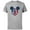 Athletic Heather, variant on Mickey Mouse Vintage Americana Fourth of July - Short Sleeve Cotton T-Shirt for Adults - Customized-Black