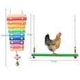 thumbnail image 3 of Chicken Toys KAKUNM para gallinero: xilófono, columpio, espejo, etc. (9 unidades), 3 of 7