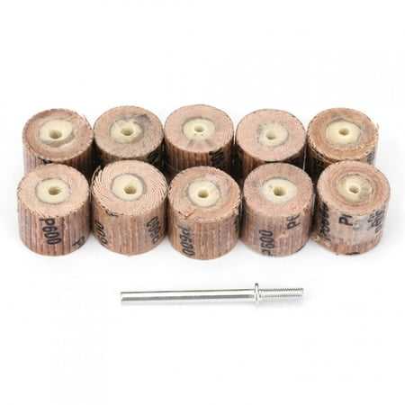 

Tebru Grinding Flap Wheel Polishing Flap Wheel 10Pcs Grinding Sanding Polishing Flap Wheel Head Electric Tool Accessories