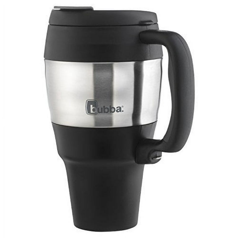 bubba Classic Stainless Steel Mug with Handle Black, 34 fl oz.