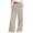 Khaki, variant on Clossjun Pants for Women High Waisted Stretchy Baggy Jeans Pull On Straight Leg Elastic Waist Wide Leg Denim Pants with Pockets