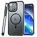 thumbnail image 3 of ENCASED AirShield Armor, Designed for iPhone 15 Pro Case [AirGuard Technology] Slim-Fit Military Grade Protection (Compatible with MagSafe) Clear/Black, 3 of 4