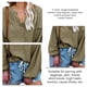 thumbnail image 5 of Camisa de manga larga NikouMX con manga farol y cuello en V para mujer Talla S M L XL, 5 of 6