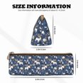 thumbnail image 4 of Naloa Forest Elk Print Leather Pencil Case - Portable Big Capacity Pencil Pouch Organizer Bag Stationery Bag for Work & Office Pencil Pen Case, 4 of 5