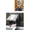 thumbnail image 4 of Puerta mosquitera para mascotas, puerta mosquitera con cerradura, puerta magnética autoblocante, kit de seguridad para perros grandes, blanco, 4 of 5