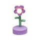 thumbnail image 4 of Lámpara de mesa de flores Perfecl luz nocturna decorativa mesita de noche moderna púrpura, 4 of 8