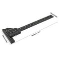 thumbnail image 3 of Multifunction Inch and MM Woodworking Scriber Gauge Aluminum Measuring Marking Framing Ruler Tool for Carpentry, 3 of 9