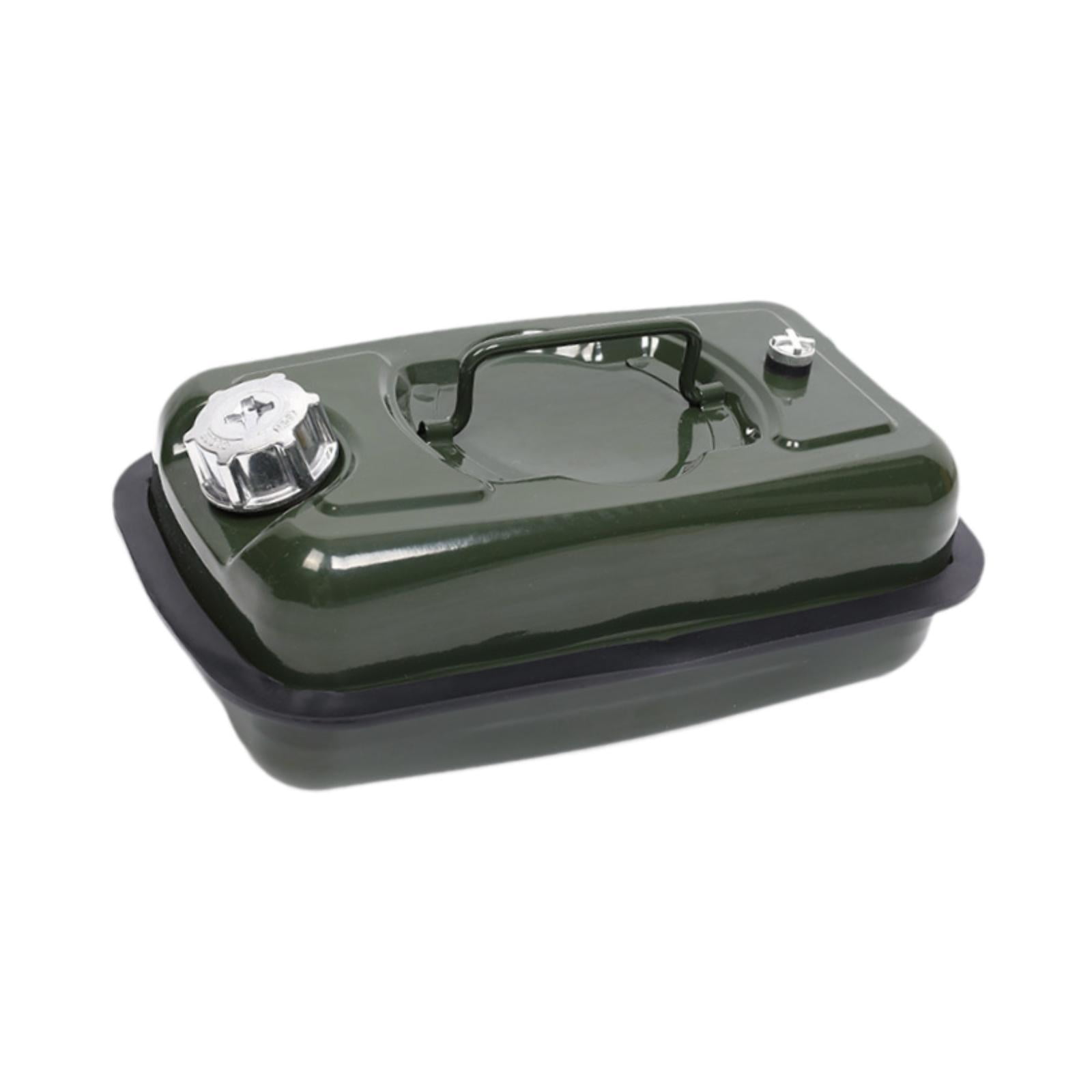 Wzmzjy Motorcycle Seat Fuel Can Tank Multipurpose Liquid Storage Canister for Emergency 3L Aluminum Lid
