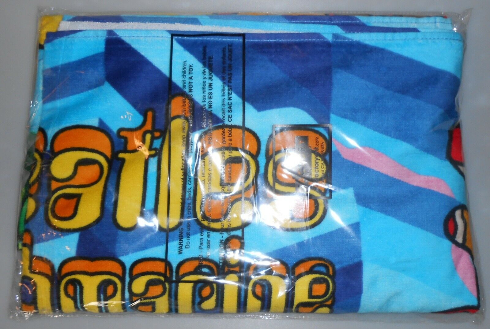 THE BEATLES Yellow Submarine Beach Towel 30" x 60" NEW Sealed
