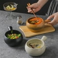 thumbnail image 5 of Qeeadeea Bouillon Cups, French Onion Soup Bowls With Handles, French Onion Soup Crocks Oven Safe, Microwave Soup Bowl, Soup Mug-light grey-500ml, Set of 2, 5 of 7
