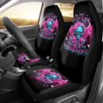 thumbnail image 3 of Skull Lady Car Seat Cover In My Next Life I Want To Be The Karma Fairy DT01, 3 of 4