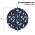 thumbnail image 2 of Kdxio Sea Creatures Funny Coasters,4 Pcs Leather Coasters,Housewarming Gifts,Protect Furniture from Water Marks Scratch and Damage, 2 of 8