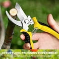 thumbnail image 7 of 3 Packs Pruning Shears for Gardening Stainless Steel Blades, Handheld Pruners Set for Plant Lovers, Sharp Gardening Scissors for Flower Plants, Flowers, Fruits Trees,Gardening Clippers Tools Gift, 7 of 7