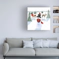 thumbnail image 3 of Grace Popp 'Santas Snowmen II' Canvas Art, 3 of 3