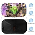 thumbnail image 2 of Cartoon Ghostbusters Car Sunshade Umbrella For Car SUV Trucks Front Window Block UV Rays Heat Keep Vehicle Cool,Foldable Reflective Windshield Sun Shade Protector, 2 of 8