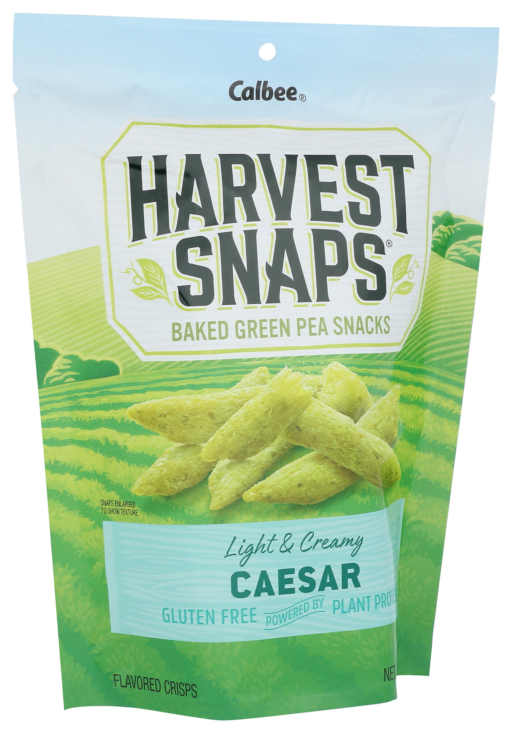 Harvest Snaps Veggie Chips | Caesar | 3.3 oz Bag, Case of 12