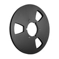 thumbnail image 1 of Empty Takeup Reel 1/4 10.5 Inch Open Reel Audio Aluminum Alloy Takeup Reel, 3 Hole Aluminum Alloy Universal Opening Machine Part Sound Tape Takeup Reel for, 1 of 7