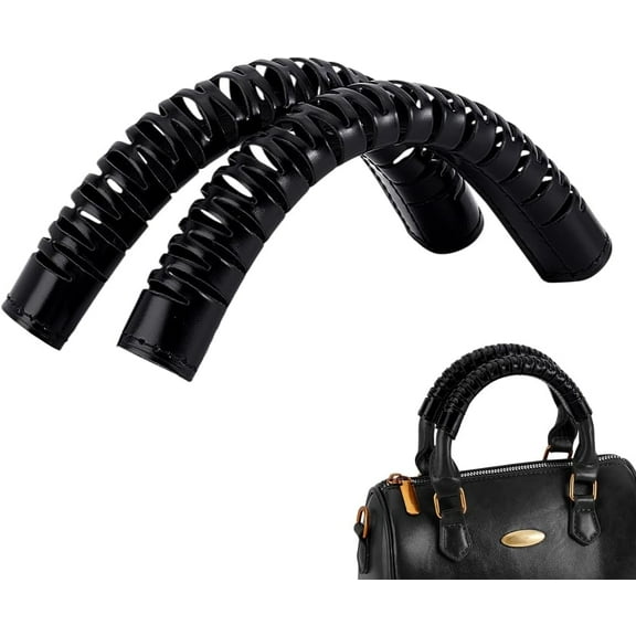 2pcs Leather Handbag Handle Wrap 5.5" Protector Wrap Covers Shoulder Bag Handle Wraps Soft Purse Strap Pad for DIY handcrafting